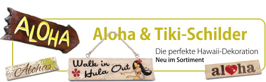 Aloha Tiki Schilder