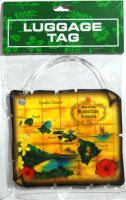 Hawaii Koffer-Anh�nger Landkarte