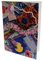 Bunte hawaiianische Gru�karte