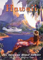 Vintage Magnet - Hawaii - Pan American 