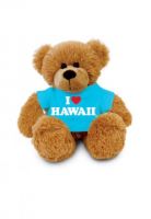 Hawaii Teddy B�r - I love Hawaii (blau)
