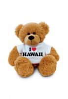 Hawaii Teddy B�r - I love Hawaii (wei�)