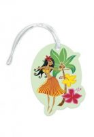 Hawaii Koffer-Anh�nger Hula Wahine
