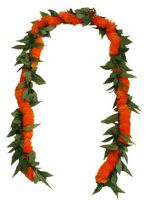 Hawaii Blumenkette Ilima Maile (gr�n-orange)