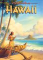 Vintage Magnet - Aloha Hawaii - Chinaman's Hat 