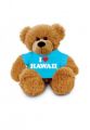 Hawaii Teddy B�r - I love Hawaii (blau)