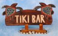 Tiki Bar Schild mit Schildkr�ten