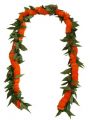 Hawaii Blumenkette Ilima Maile (gr�n-orange)