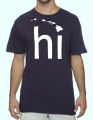 T-Shirt HI Hawaii-Inseln (dunkelblau/weiss)